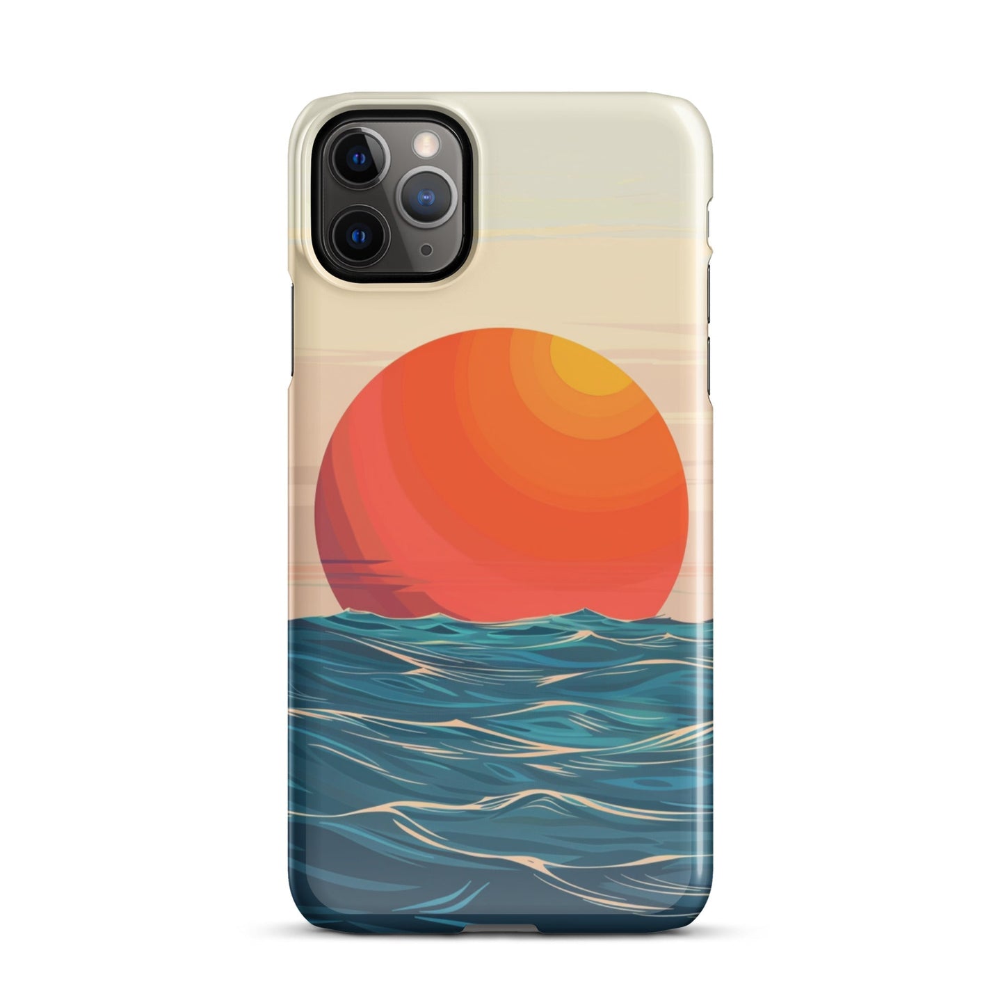 Ocean Sun Phone case for iPhone-4